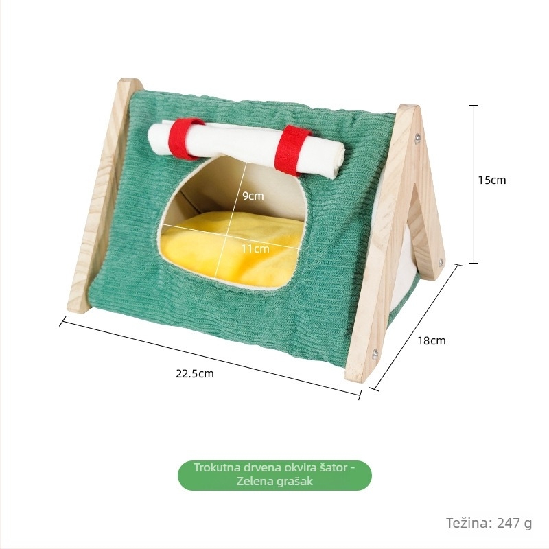 Tekstilno gnijezdo za hamstera, sve sezone — MOOI skills