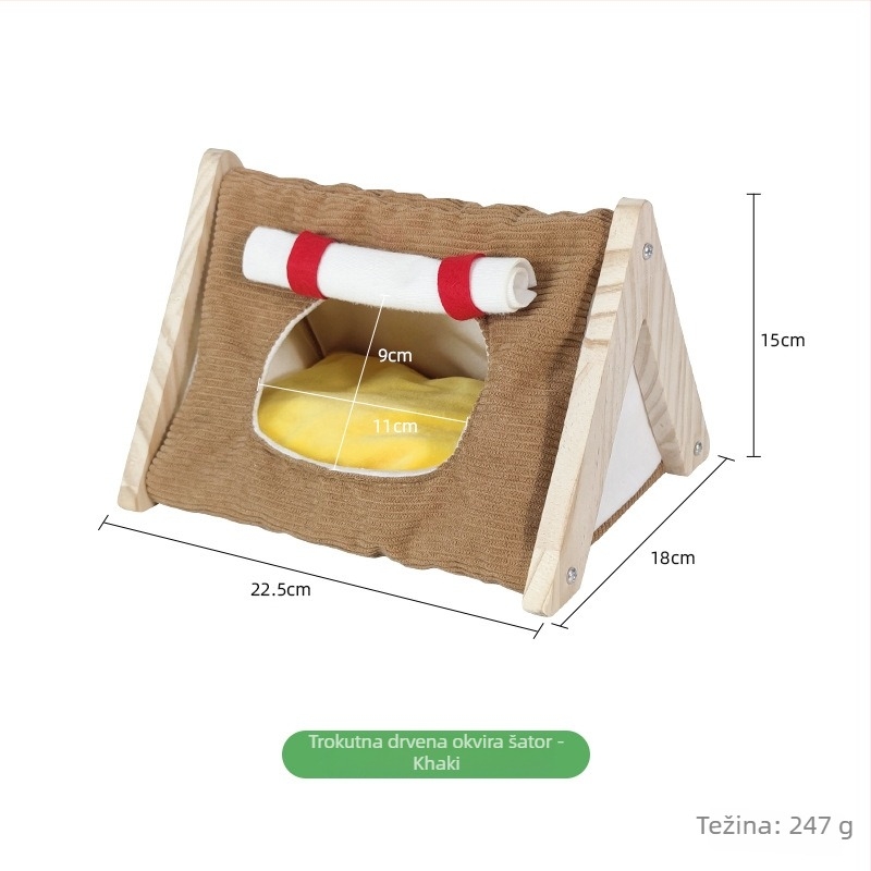 Tekstilno gnijezdo za hamstera, sve sezone — MOOI skills