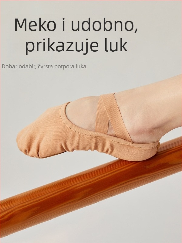 Tanečne cipele s mekim potplatom za balet, za odrasle, unisex, potplata od kravljeg kože, prozračne, brzo suše, lagane, za balet i moderni ples