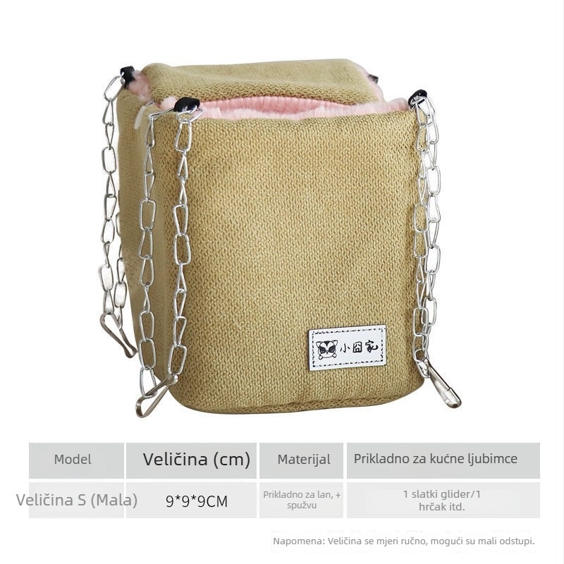 Hamsterovo pamučno gnijezdo, unutarnja upotreba, zimna toplina, četvrtasti oblik, moderan stil