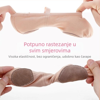 Plesne cipele - Unisex za odrasle, potplat od prave kože, prozračne, lagane, otporne na habanje