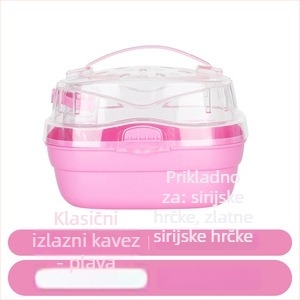 Kavez za hamstera - Prenosiv, Ovalnog oblika, Plastičan, Modernog stila, Za vanjsku upotrebu