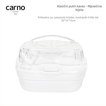 Kavez za hamstera - Prenosiv, Ovalnog oblika, Plastičan, Modernog stila, Za vanjsku upotrebu