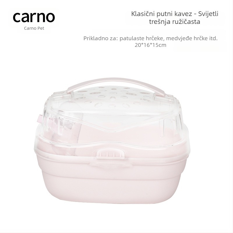 Kavez za hamstera - Prenosiv, Ovalnog oblika, Plastičan, Modernog stila, Za vanjsku upotrebu