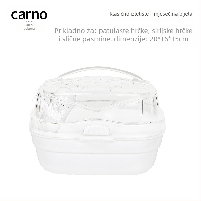 Kavez za hamstera - Prenosiv, Ovalnog oblika, Plastičan, Modernog stila, Za vanjsku upotrebu