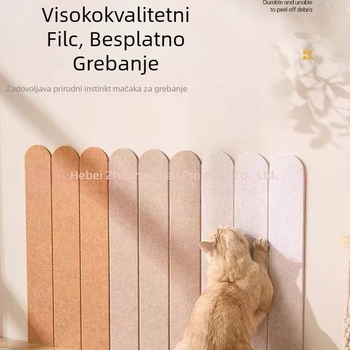 Mačji zidni škrabac od poliesterskog vlakna, jednostavan stil, paket od 20 komada