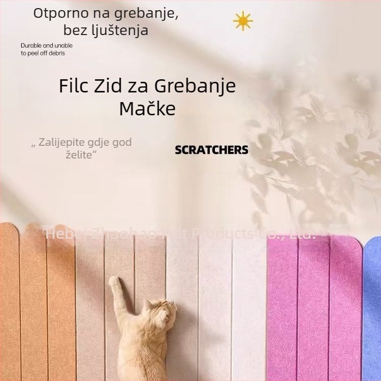Mačji zidni škrabac od poliesterskog vlakna, jednostavan stil, paket od 20 komada