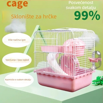 Kavez za hamstera | Plastični | Kvadratni oblik | Prijenosni | Brend Pet royal house