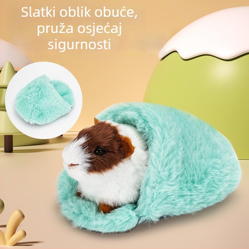 Hamster gnijezdo mat, ovalni poliester, zadržava toplinu, unutarnja upotreba