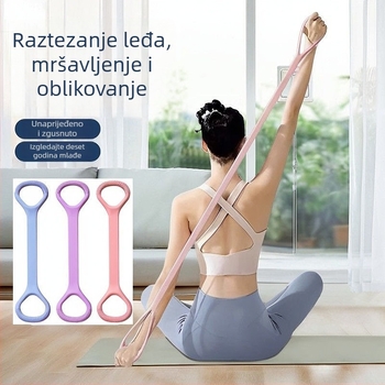 TPR napinjač za otvaranje ramena i istezanje leđa — 8-figurni napinjač za kućni fitness