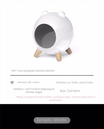 Hamster gnijezdo-skrivalište, plastično sklonište za hrčke; nije uvoz; marka: It is suitable