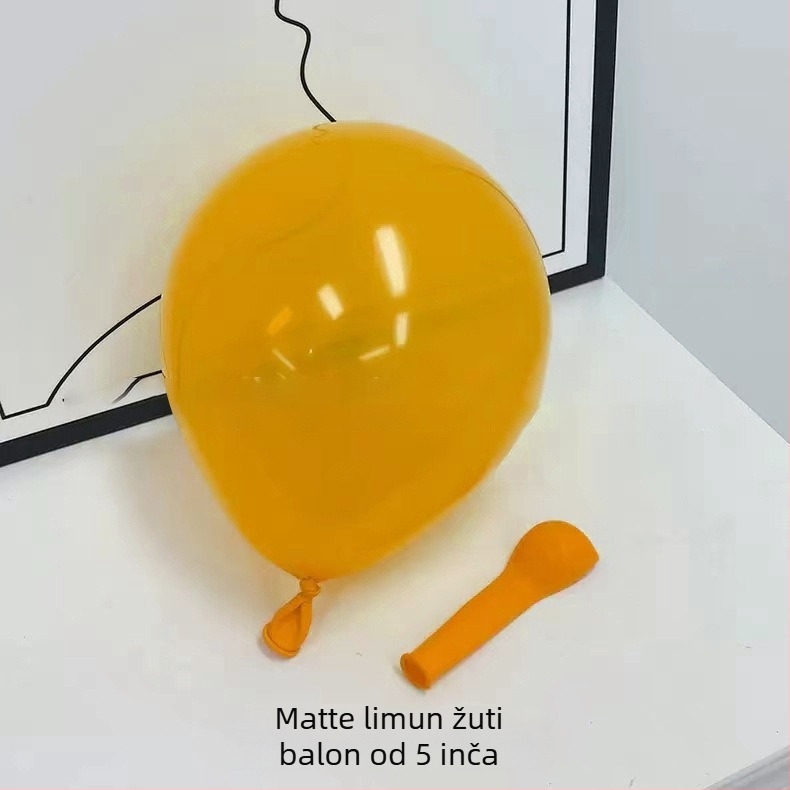 Lateks baloni, mat završna obrada, okrugli oblik — Brand Jinyao; Materijal: lateks; Vrsta balona: lateks balon