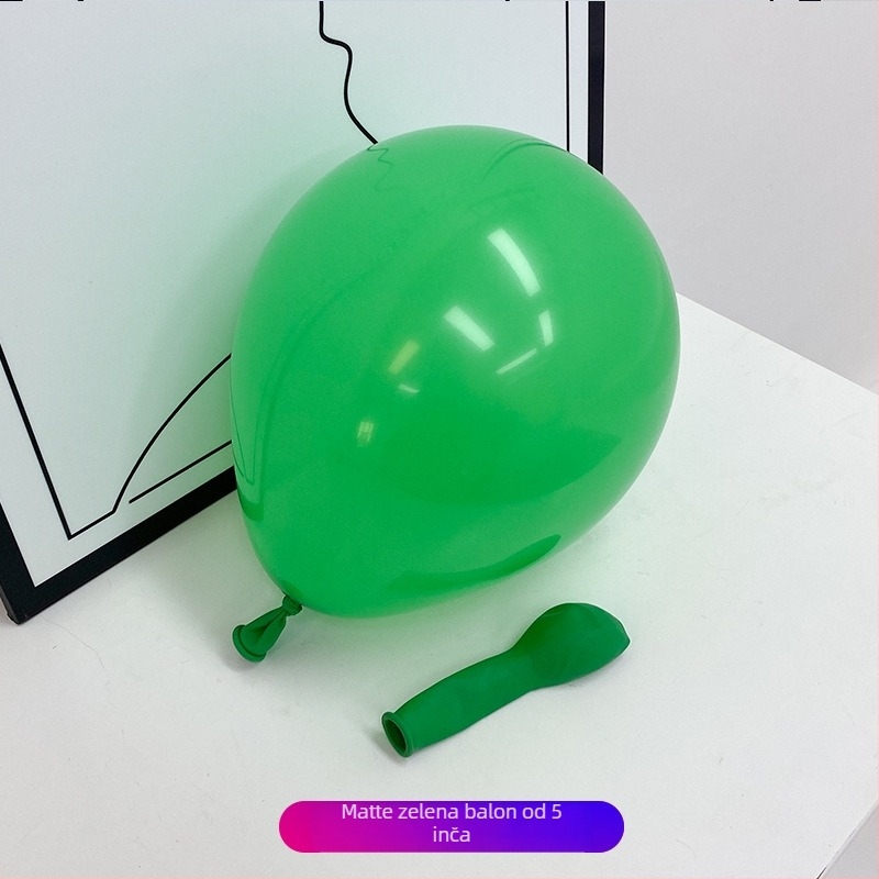 Lateks baloni, mat završna obrada, okrugli oblik — Brand Jinyao; Materijal: lateks; Vrsta balona: lateks balon