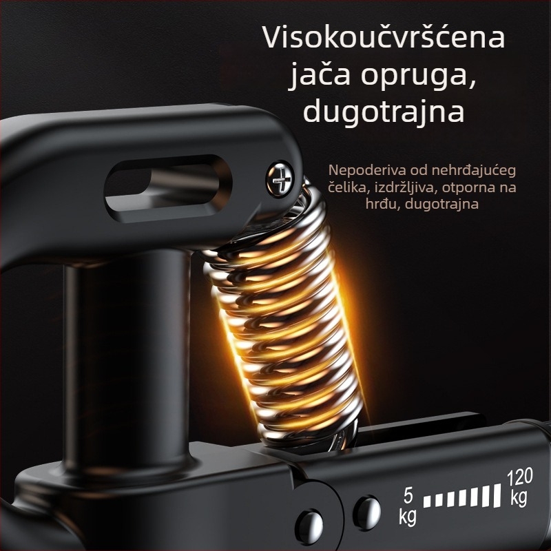 R-tipa metalni podesivi trener za stisak, PP materijal, za snagu prstiju, stiska i zgloba, fitness oprema