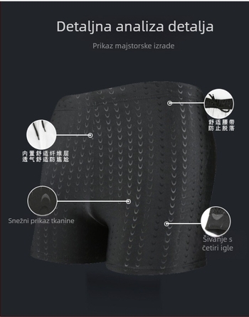 Muške kupaće gaće bokser-stila s printom, poliester 95%, 300 g/m2, podstava poliester-spandeks 50%