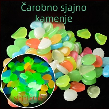 Luminizirajući kamen za akvarij – dekorativni kamen za dno, pogodan za kornjače i ribice