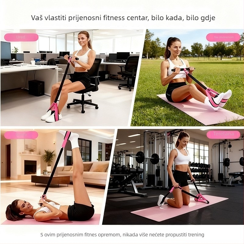 Bai Sheng Pedalni napinjač JC-001 – kućni fitness uređaj za vježbe trbušnjaka, za tinejdžere i odrasle
