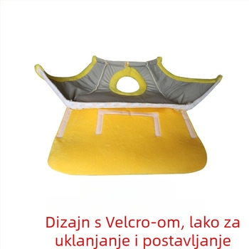U-oblika gnijezda za hrčak od spužve, unutarnja upotreba, četiri sezone, minimalistički stil, zabava, toplina i odmor
