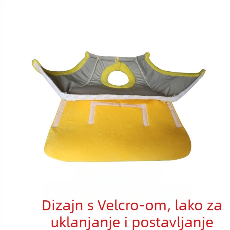 U-oblika gnijezda za hrčak od spužve, unutarnja upotreba, četiri sezone, minimalistički stil, zabava, toplina i odmor