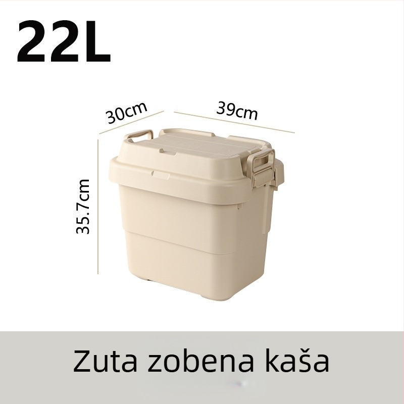 Automobilska kutija za kampiranje, ojačana, velika kapaciteta, kvadratna plastična kutija, prijenosna i višenamjenska, 100% novi materijal
