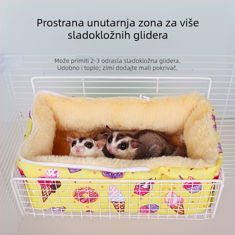Željezno viseće gnijezdo za hrčke – metalna konstrukcija, marka Small Home, namijenjeno za hrčke