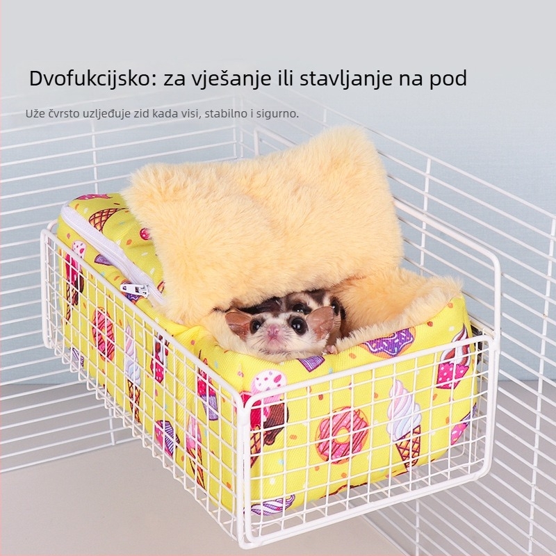 Željezno viseće gnijezdo za hrčke – metalna konstrukcija, marka Small Home, namijenjeno za hrčke