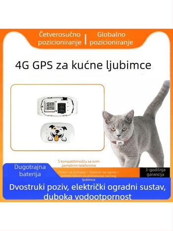 GPS lokalizator za kućne ljubimce u realnom vremenu – praćenje mačaka i pasa, protiv gubitka