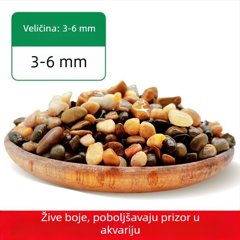 Podloga za akvarij – krajobrazno kamenje, mješavina kamenja za dno i dekoraciju pijeska
