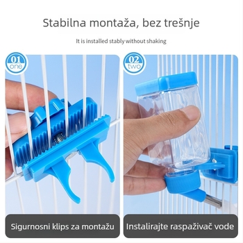 Automatska posuda za hranu i vodu za ptice – ABS materijal, model HTJ547567456