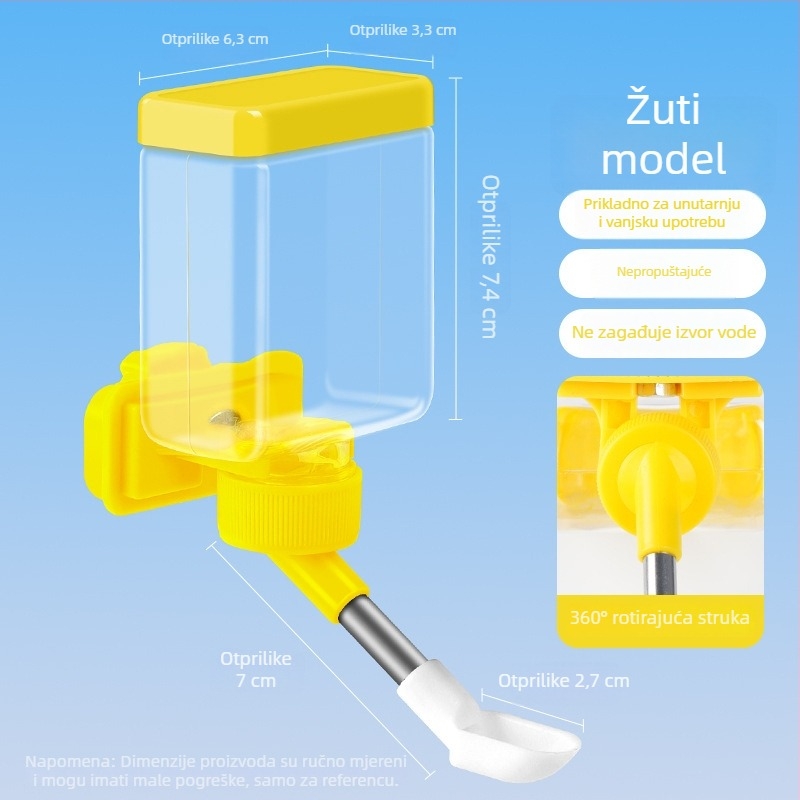 Automatska posuda za hranu i vodu za ptice – ABS materijal, model HTJ547567456