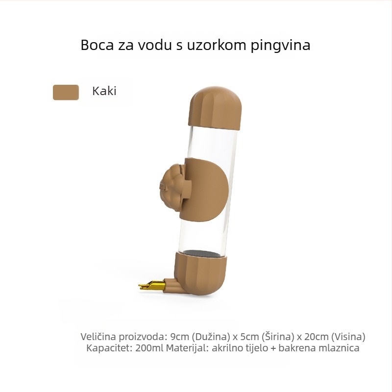Posuda za vodu i hranilica za ptice – automatsko napajanje papiga i malih ptica, sustav bočice tipa pin, materijali PS/ABS/metala