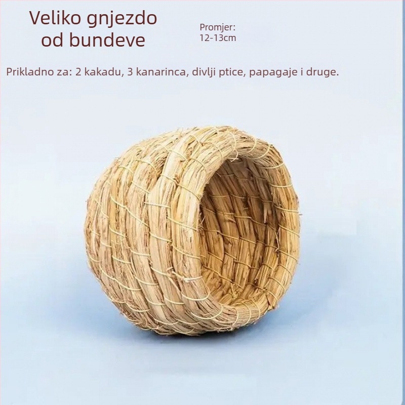 Gnijezdo za uzgoj papiga za kućnu upotrebu — toplo gnijezdo, pogodno za papige