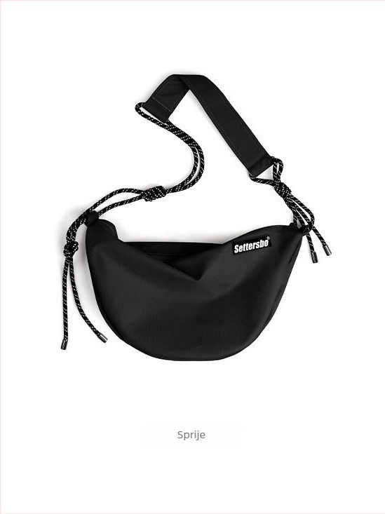 Unisex sportska crossbody torbica – vodootporna, lagana, s velikim kapacitetom; materijal: kožni film-kompozit; podstava: poliester