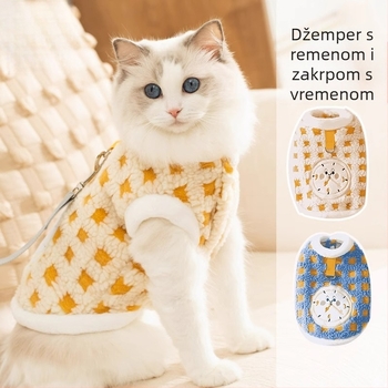 Odjeća za mačke – ležerni stil, poliester vlakno, podrijetlo Jiangsu, brend Neurotic Cat