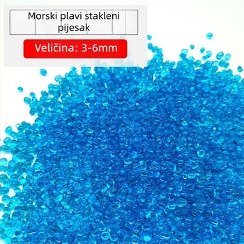 Dno akvarija – krajinski kameni, Cashew kameni, kristalno stakleni pijesak, mikro krajinska dekoracija