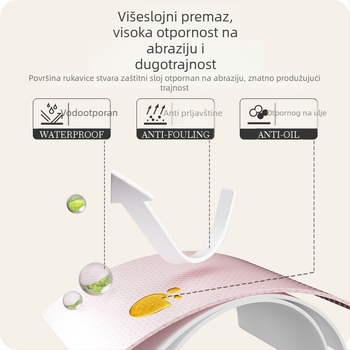 Jednokratne rukavice za pranje posuđa, prozirne, otporne na prašinu, debljine ispod 0,05 mm, od plastike