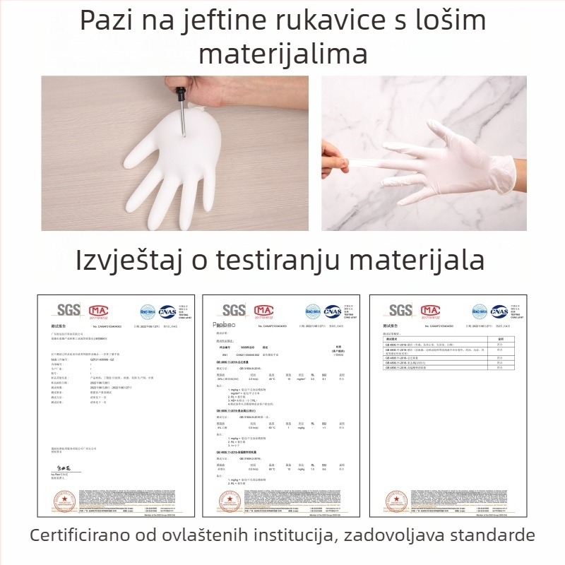 Jednokratne rukavice Cantonese Dragon - težina 7,5 g, za preradu hrane