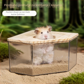 Hamsteru prilagođeni dvostruko funkcionalni kupaonica i toalet s dizajnom protiv prskanja; Materijal: plastika, drvo; Marka: Chengxi; Podrijetlo: Shandong