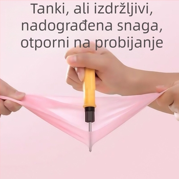 Nitrilne rukavice za pranje posuđa, jednokratne, produzene, vodootporne i otporne na masnoće, uobičajene debljine
