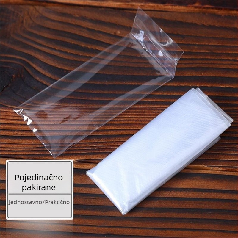 Rukavice za jednokratnu upotrebu od plastike, prehrambene kvalitete, transparentne, debele