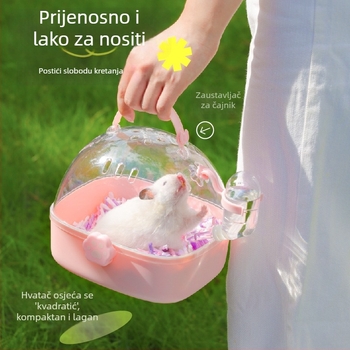 Kavez za hamstera i putni nosilac — plastična konstrukcija; Bucatstate; kategorija: kavez za hamstere i putni nosilac, oprema za kućne ljubimce
