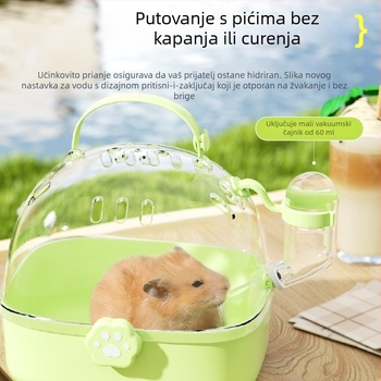 Kavez za hamstera i putni nosilac — plastična konstrukcija; Bucatstate; kategorija: kavez za hamstere i putni nosilac, oprema za kućne ljubimce