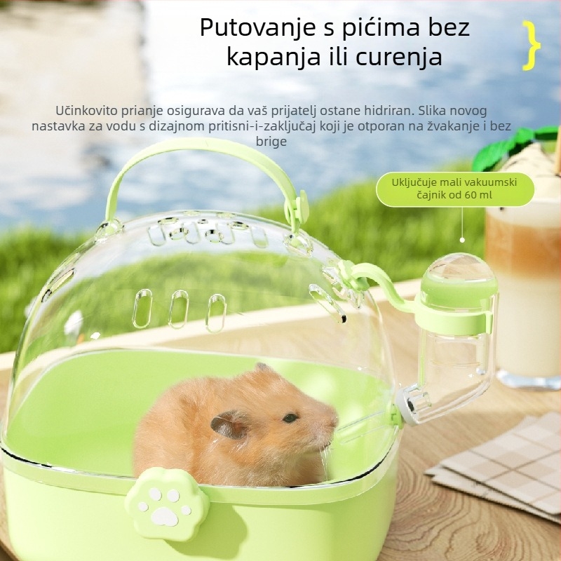 Kavez za hamstera i putni nosilac — plastična konstrukcija; Bucatstate; kategorija: kavez za hamstere i putni nosilac, oprema za kućne ljubimce