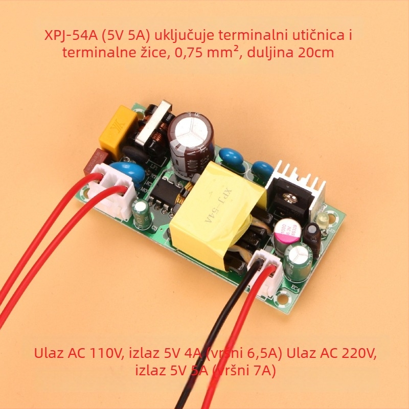 Izolirani prekidački napajajući modul, ulaz AC110V, izlaz DC5V, 4A, 25W, CE certifikat