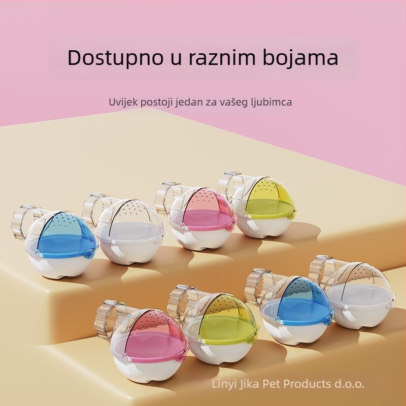 Vanjsko kupanje za hrčka sa saunom i kutijom za pijesak, s akrilnim priključkom — Jakal Card