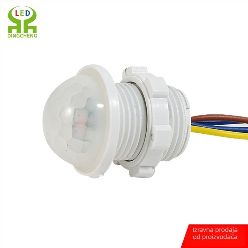 Senzor pokreta za stropno osvjetljenje s infracrvenim senzorom, napajanje 85-265V AC / 9-60V DC, kašnjenje 30 s