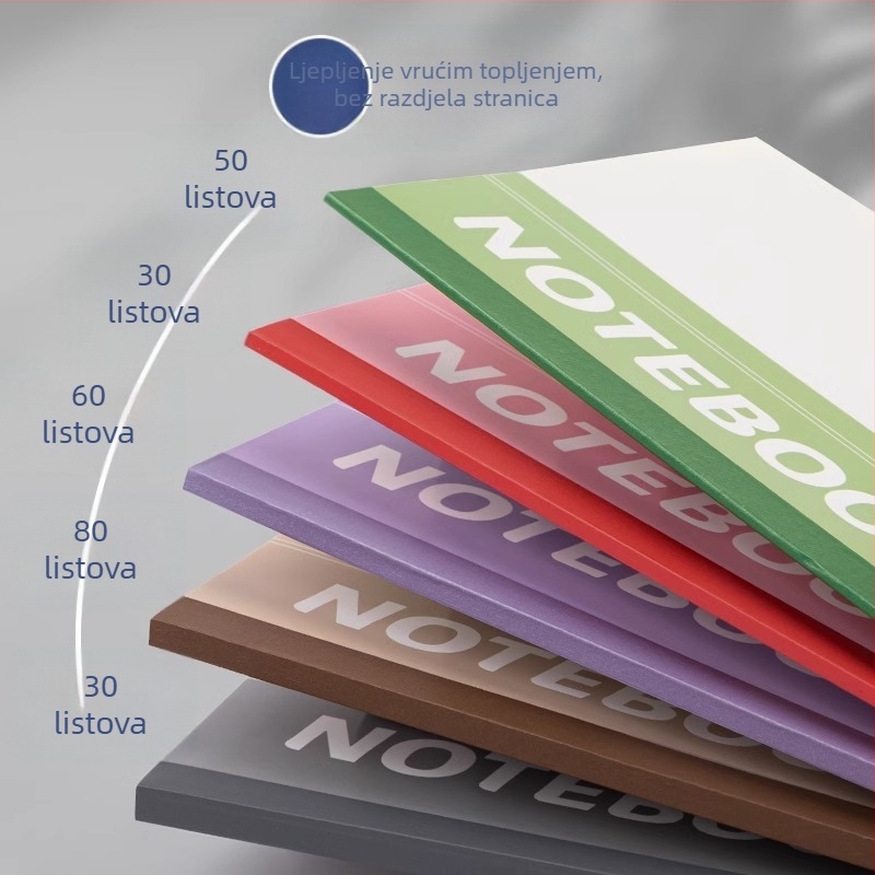 Bilježnica Four Seasons – ljepilo uvez, Dowling papir, 1–50 stranica, uredski stil