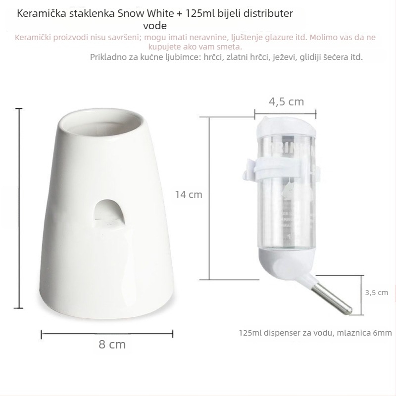 Dozator vode za hrčke | Plastno kućište | Porijeklo: Zhejiang | Marka: Druga