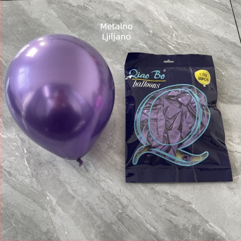 Qiao Bo latexni okrugli ukrasni balon s otisnutim logotipom