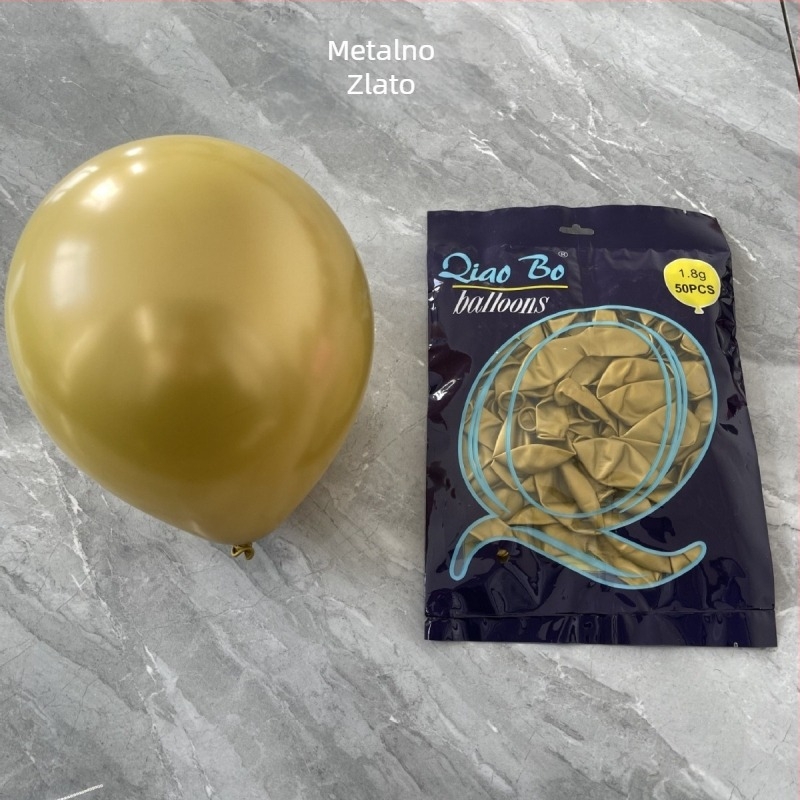 Qiao Bo latexni okrugli ukrasni balon s otisnutim logotipom